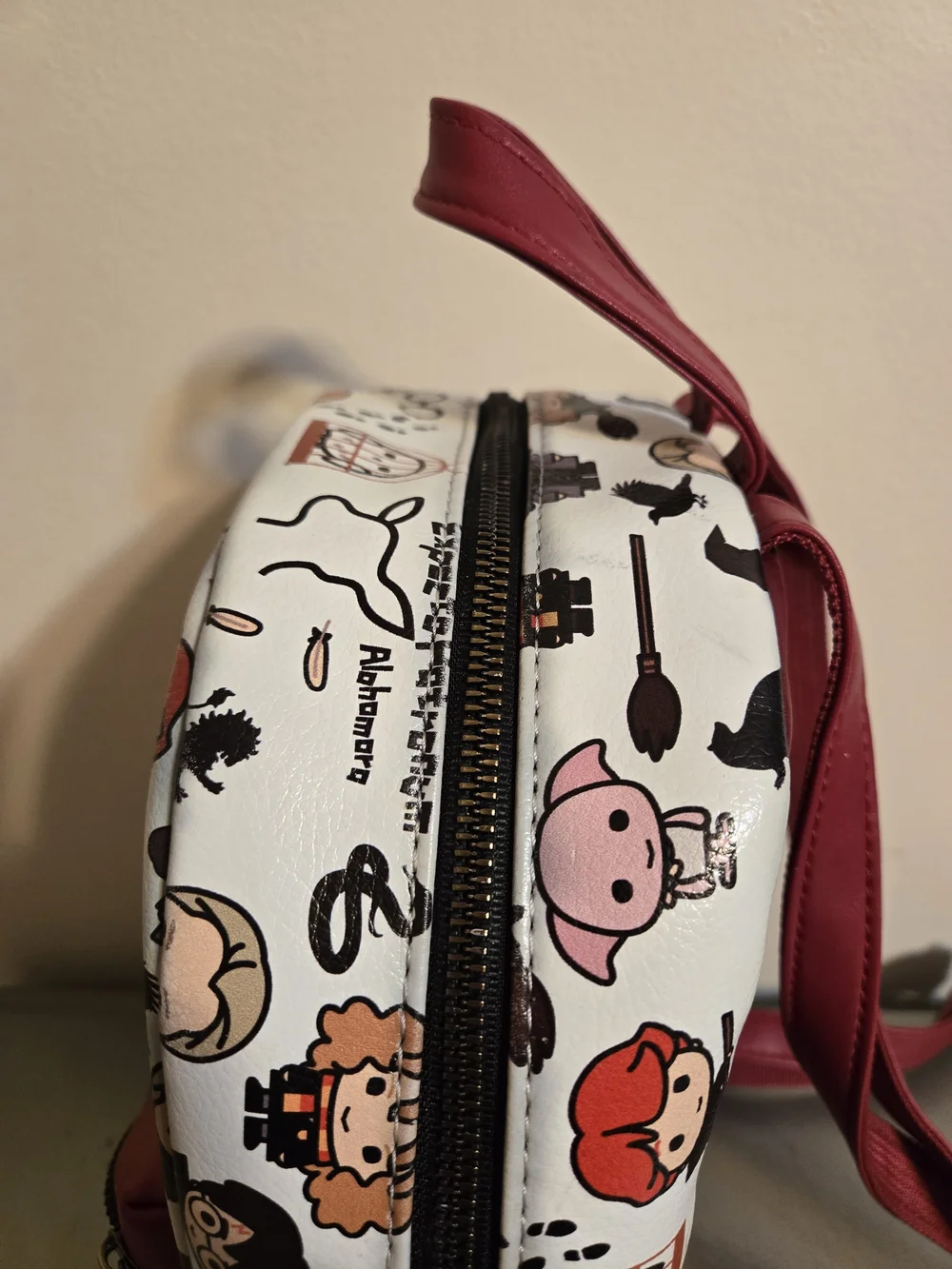 Bioworld Harry Potter Allover Chibi Character Pattern Mini Backpack